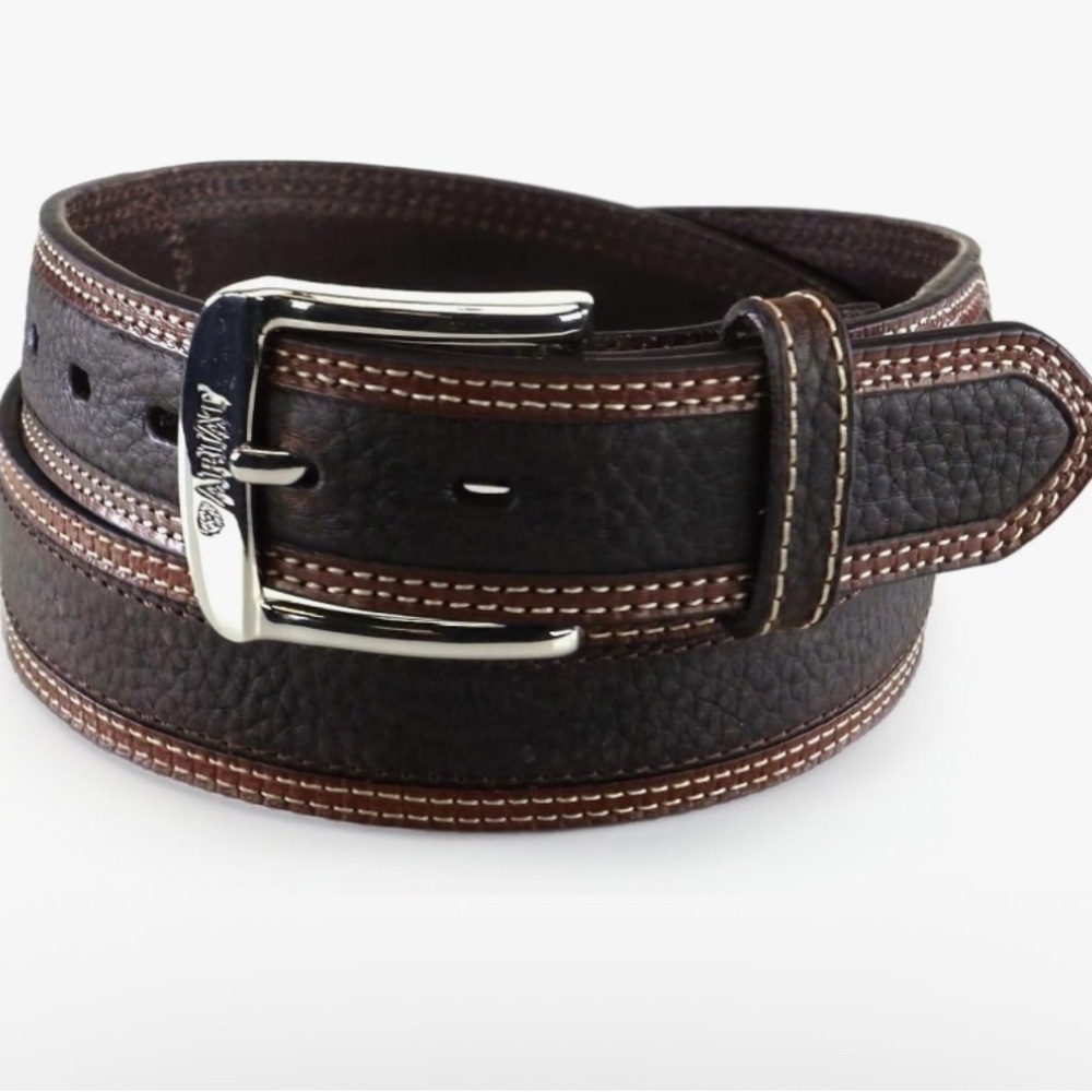 ARIAT Men's Two-Tone Oiled Leather Belt size 32